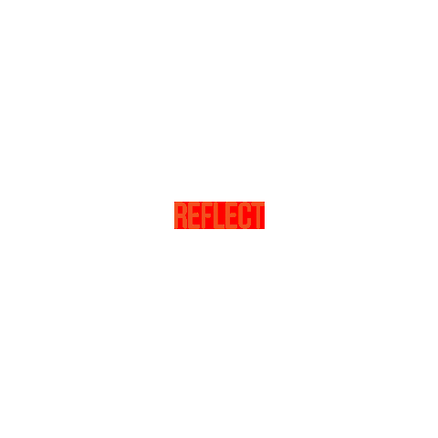 Retreat Reflect Sticker by Kristen Hadeed