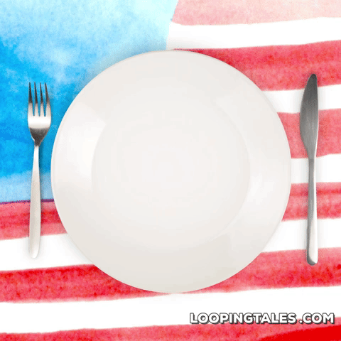 Sanderloopi usa flag america us GIF