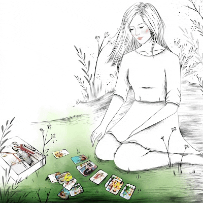 chatty gypsy cards GIF