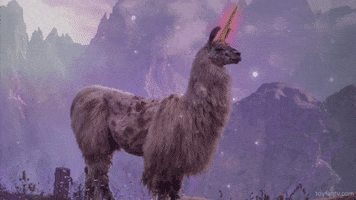 Unicorn Llama GIF by toyfantv