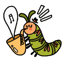 Bug Saxophone Sticker