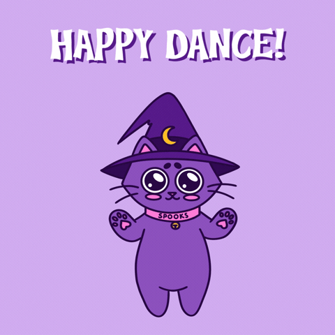 Happy Good Vibes GIF by Spooks the Cat