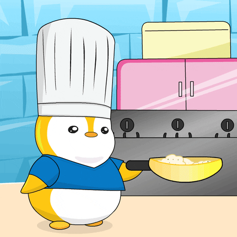 Hungry Breakfast GIF by Pudgy Penguins