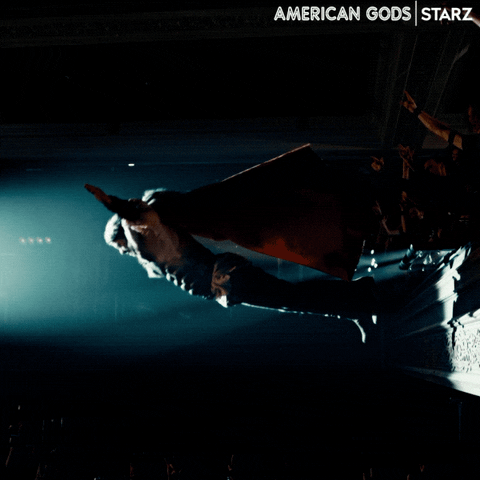Season 3 Jump GIF by American Gods