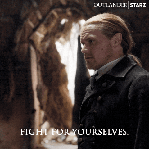 Sam Heughan Fight GIF by Outlander