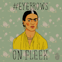 frida kahlo eyebrows on fleek GIF