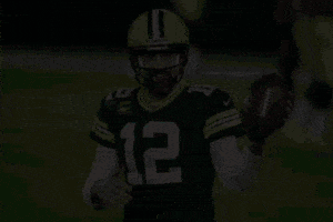Aaron Rodgers Perfect Timing GIF
