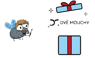 Gift Sticker by Dvě Mouchy
