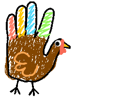 Turkey Happy Thanksgiving Sticker by motiondelacruz