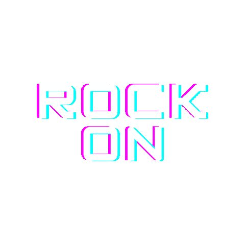 Rock On Sticker by NeliMusic