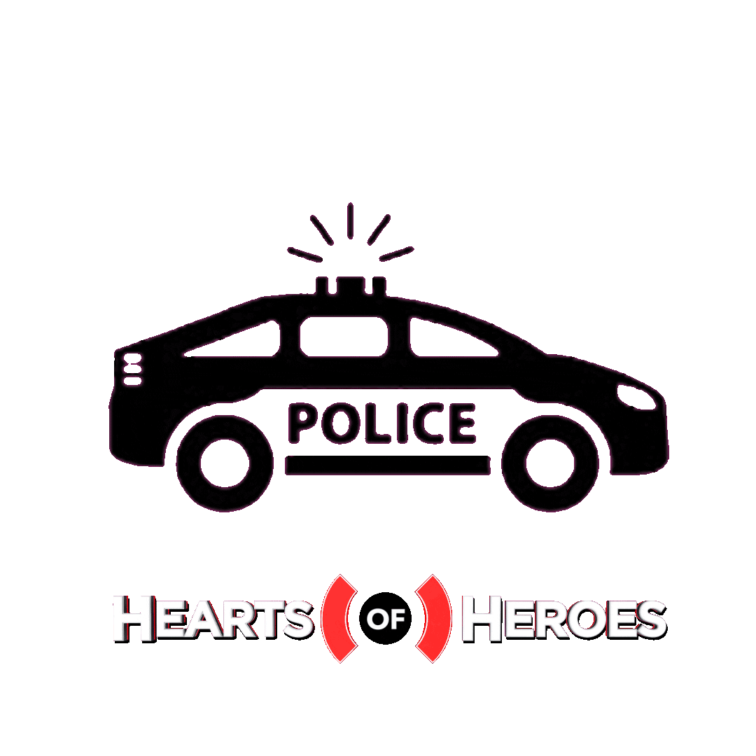 Rescue Heroes Police Sticker by Hearts of Heroes