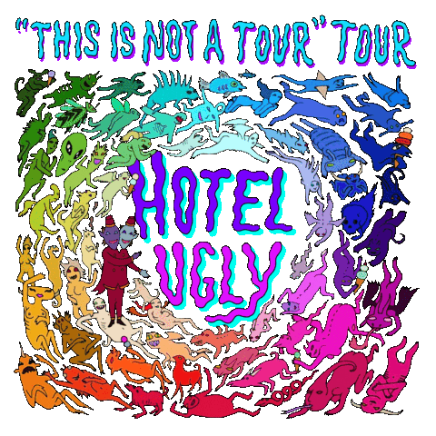 Hotel Ugly Sticker