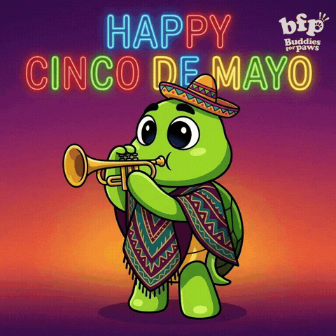 Trumpet Player Character GIF by Buddies for Paws