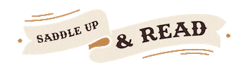 Summer Reading Saddle Up Sticker by BookSparks