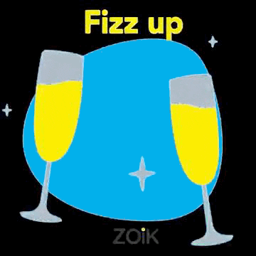 drinkzoik cheers sparkle bubble soda GIF