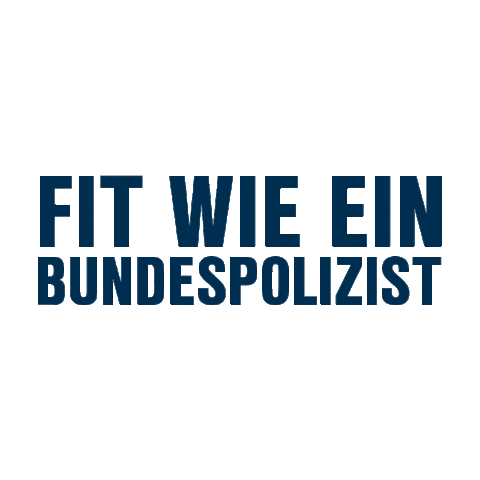 Bpol Bpolfit Sticker by Bundespolizei