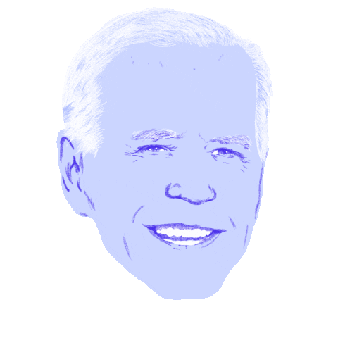 Joe Biden Deal With It Sticker by Jennifer Van Meter
