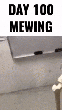 Mewing GIF