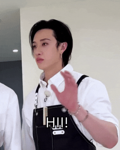 Bang Chan Hello GIF