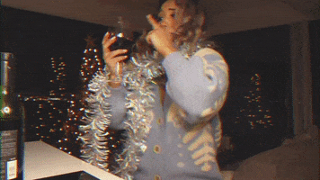 Talking To Myself Merry Christmas GIF by BROOKLXN