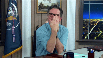 Stephen Colbert Middle Finger GIF by The Late Show With Stephen Colbert