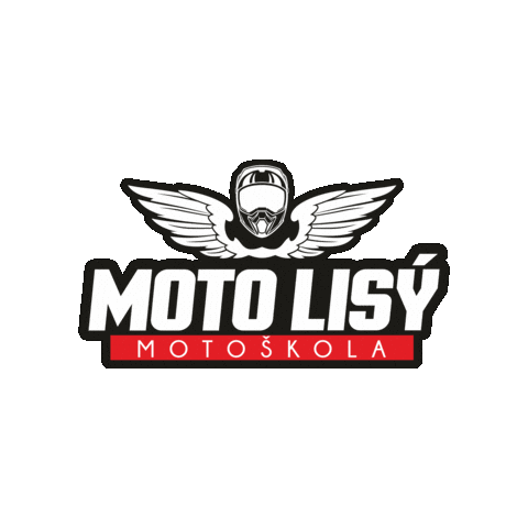 MOTO LISÝ motoškola Sticker