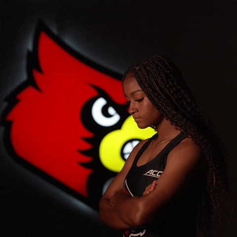 Look Up University Of Louisville GIF by Louisville Cardinals