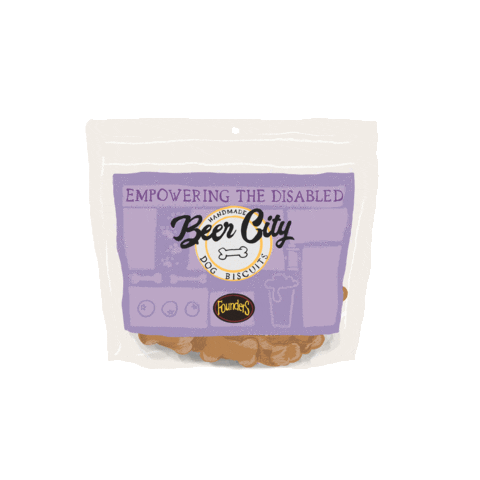 Beer City Dog Biscuits Sticker