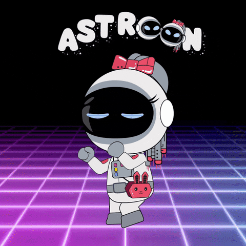 Astroon dance club disco vibing GIF