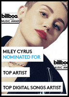 miley cyrus top female artist GIF by Billboard Music Awards
