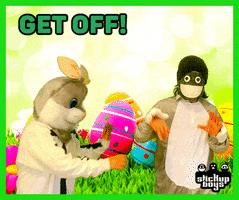 Go Away Bunny GIF by Stick Up Music