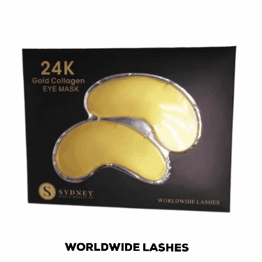 WorldwideLashes beauty skincare gold collagen GIF
