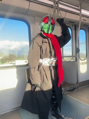 Kamen Rider Cosplay GIF