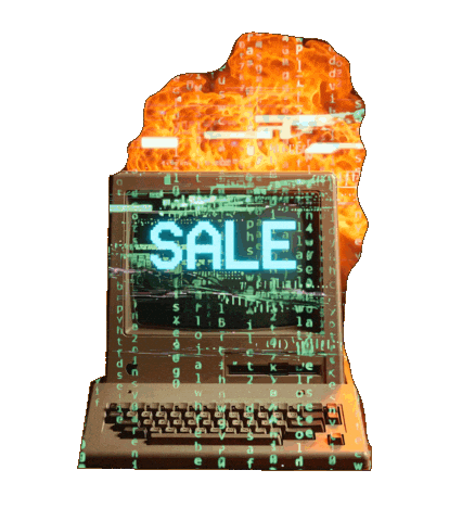 Cyber Monday Sale Sticker by RIZNWILD