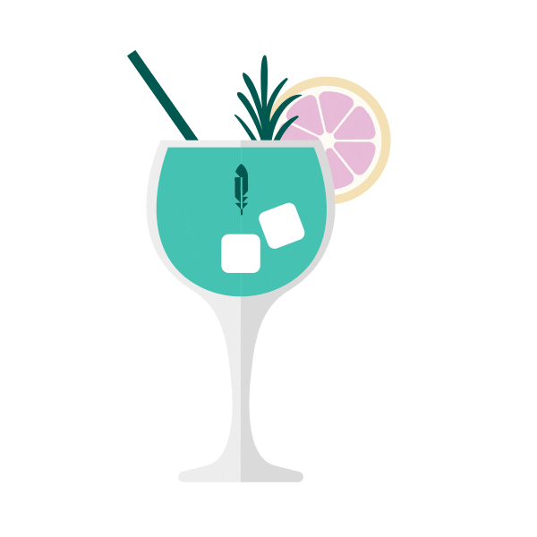 Summer Gin Sticker by Bierhaus