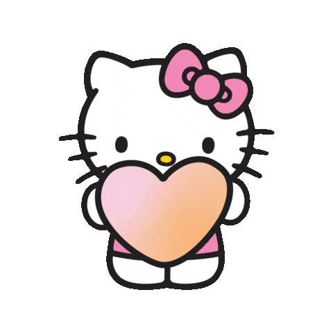 Heart Love Sticker by Hello Kitty for iOS & Android | GIPHY