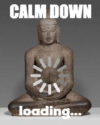 Buddha Calm Down Gif By GIF - Find & Share on GIPHY