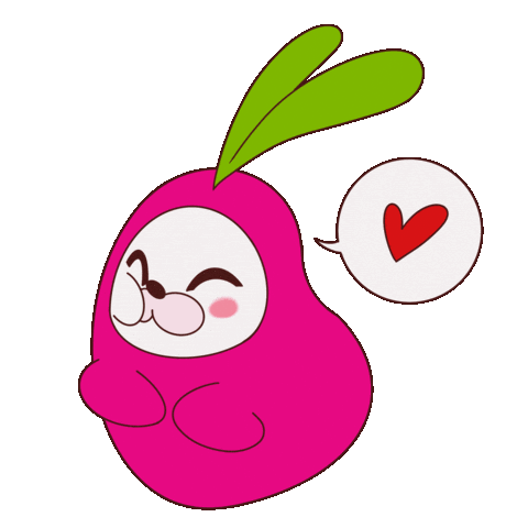 Heart Eat Sticker