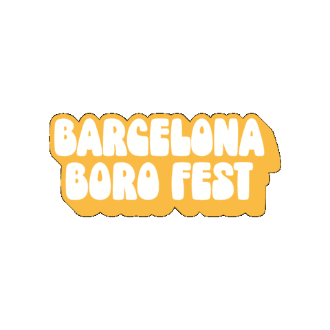 BarcelonaBoroFest Sticker