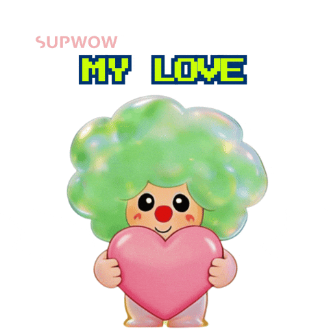 Love You Valentine GIF by SUPWOW