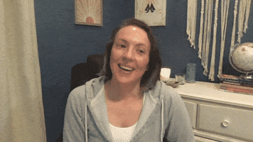 theresalearlevine happy delighted tapping eft GIF