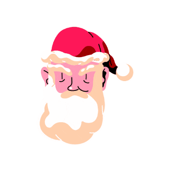 Christmas Santa Sticker