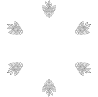 Seraphic Sphynx Crystals Sticker