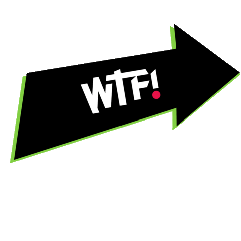Arrow Wtf Sticker by WTF_Dripstuff