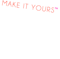 Make It Yours Sticker by UnitedMonograms