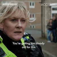 Over It What GIF by Acorn TV