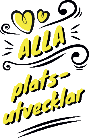 Allaplatsutvecklar Sticker by Placebrander