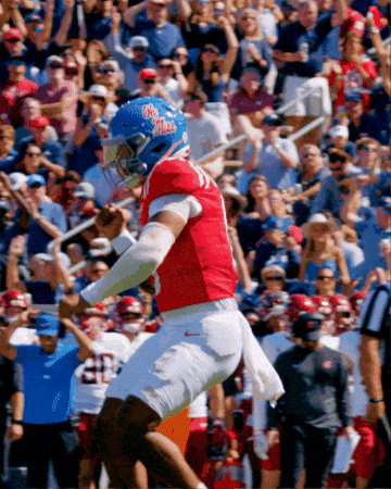 Lets Go Touchdown GIF by Ole Miss Rebels