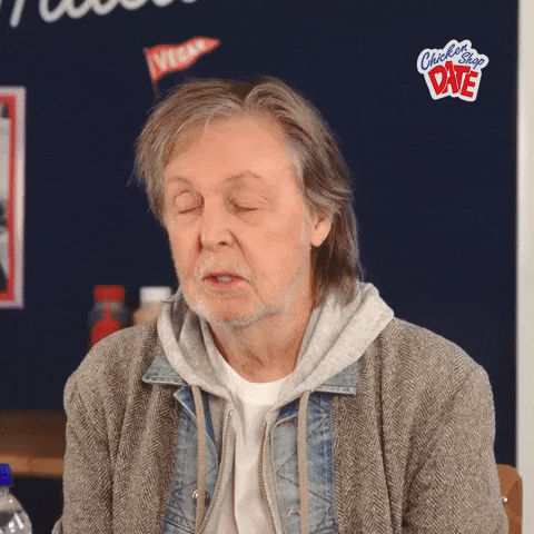 Paul Mccartney Laughing GIF by Chicken Shop Date