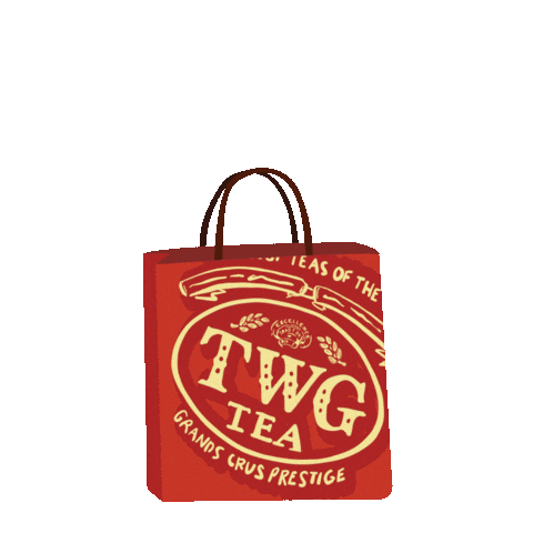 Christmas Bag Sticker by TWGTeaOfficial